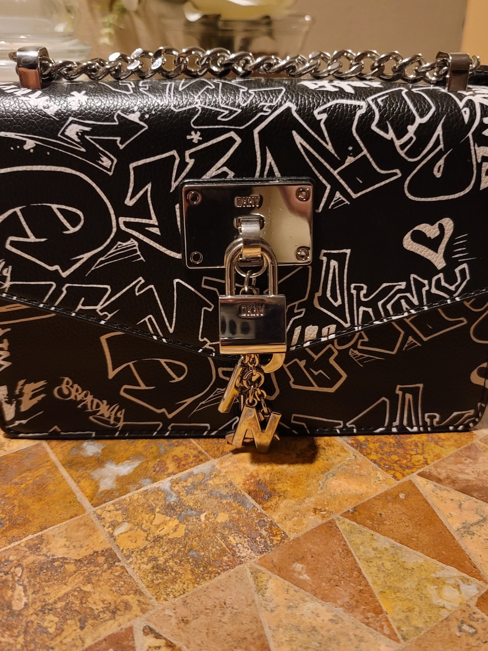 DKNY Graffiti Shoulder Bag